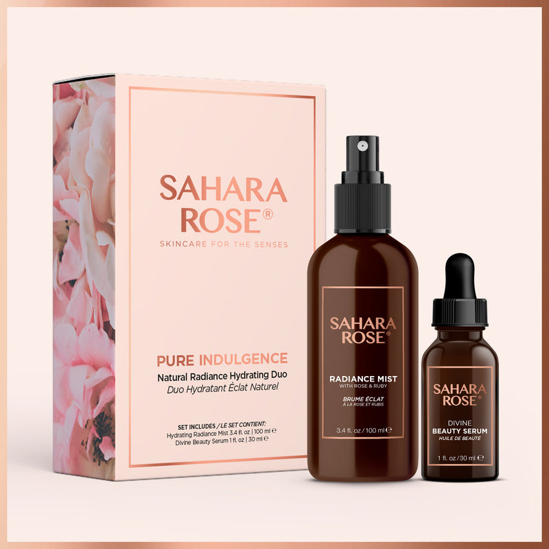 Sahara Rose Pure Indulgence Feuchtigkeitsspendendes Duo | Beauty-Geschenkset